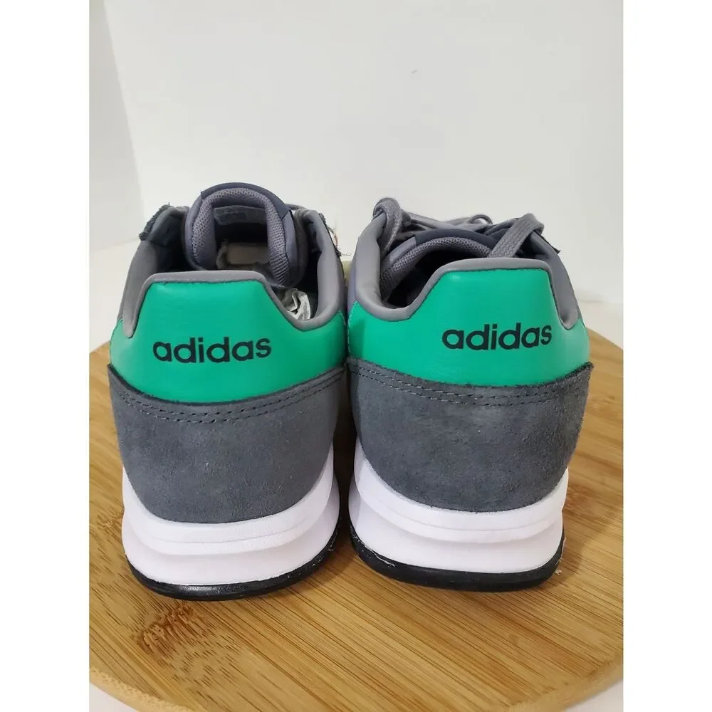 adidas Run 70s 2.0 Sneakers Grey Green Men's 8 NIB